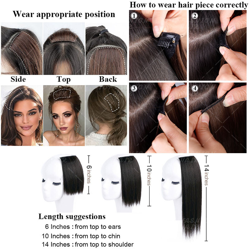 INVISIBLE Clip Ins 100% Remy Human Hair Extensions Blad Root Patch THICK Blonde