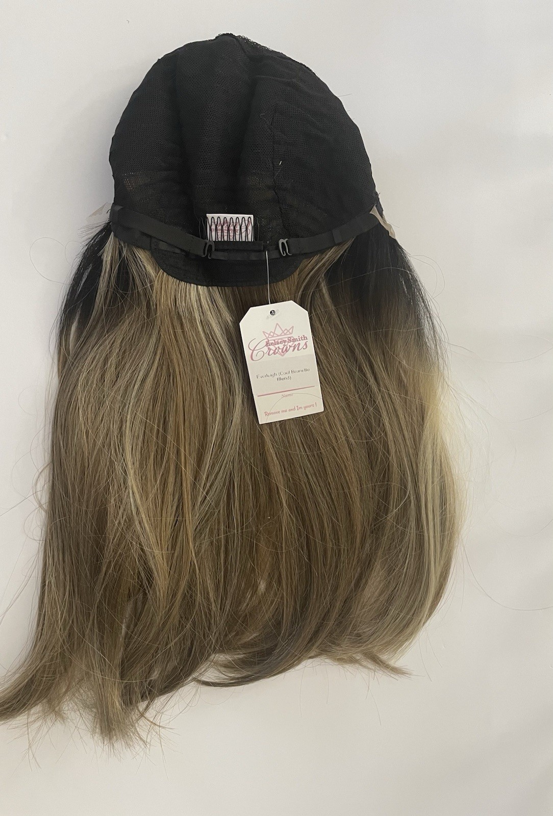Chelsey Smith Crowns Everleigh Cool Brunette Blend Standard Cap Wig