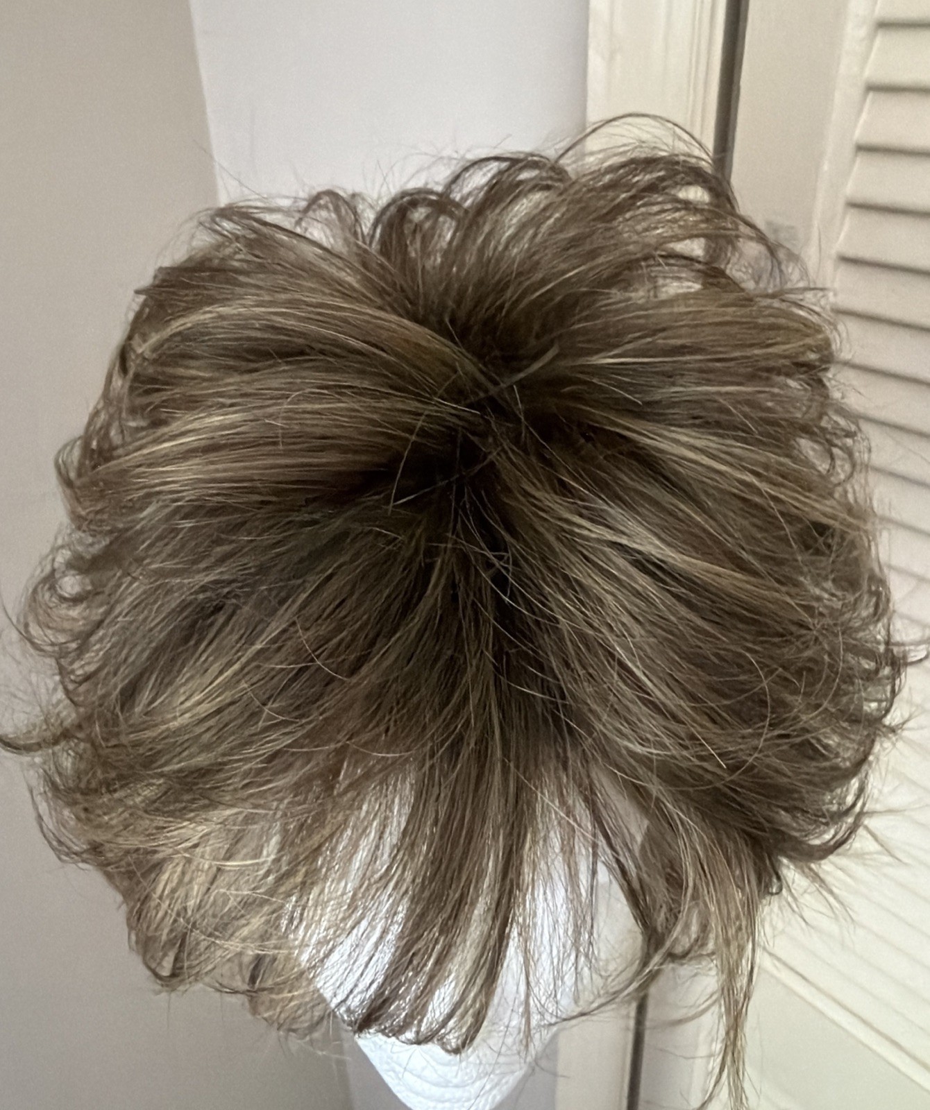 Noriko Sky Wig Large Cap Pecan Brown Lace Front Layered Straight Synthetic
