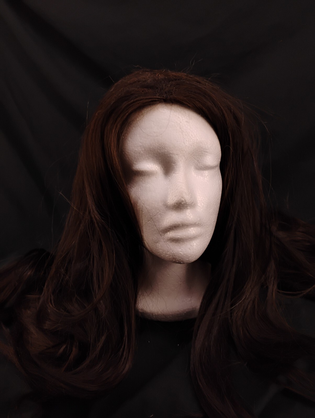 New Born Free Foxy Lady Long Dark Brown Wig