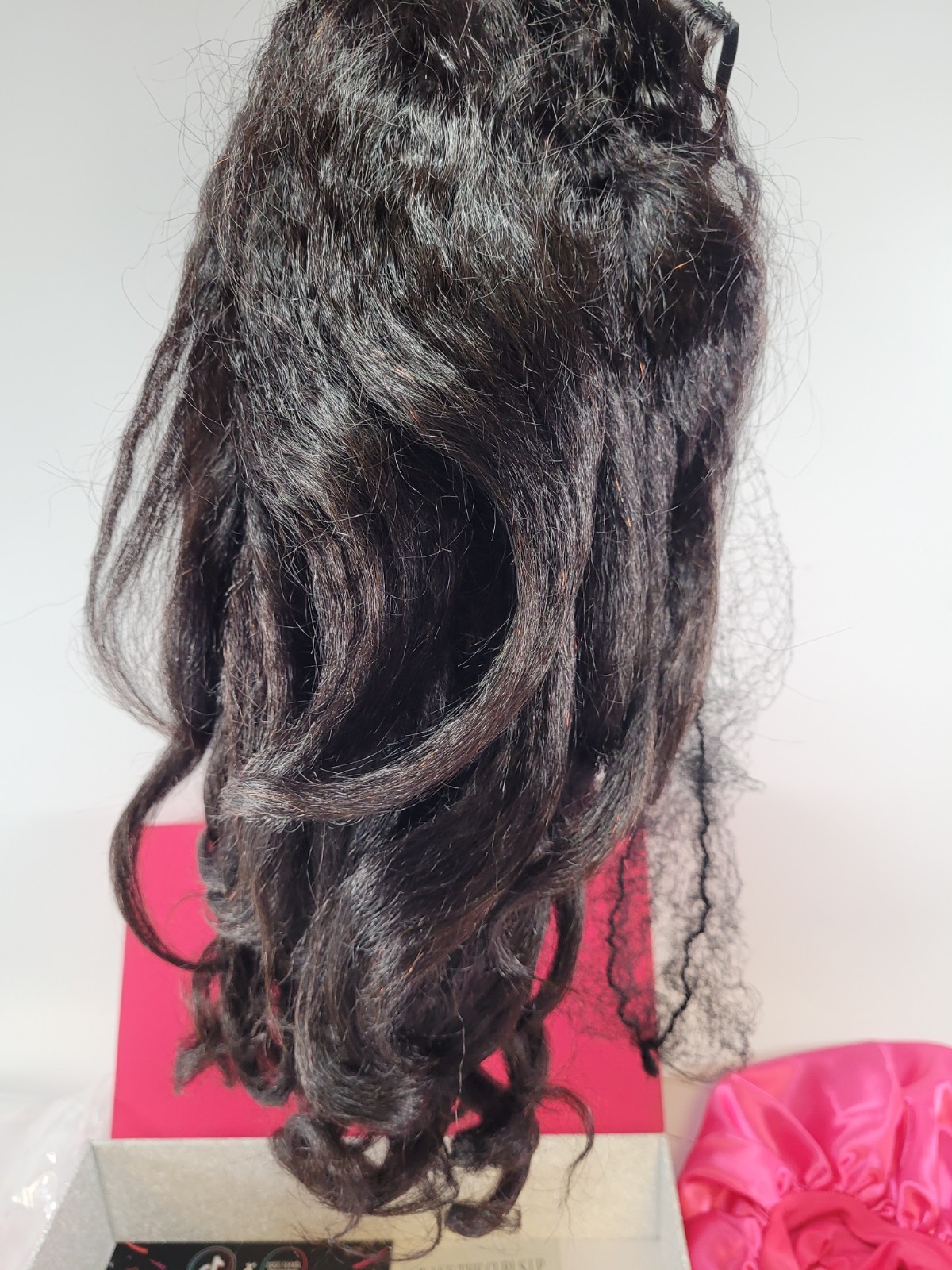 ISEE Hair M-Cap Wear Go Glueless Wig 16″ Human Hair Curly Wave 9×6 HD Lace