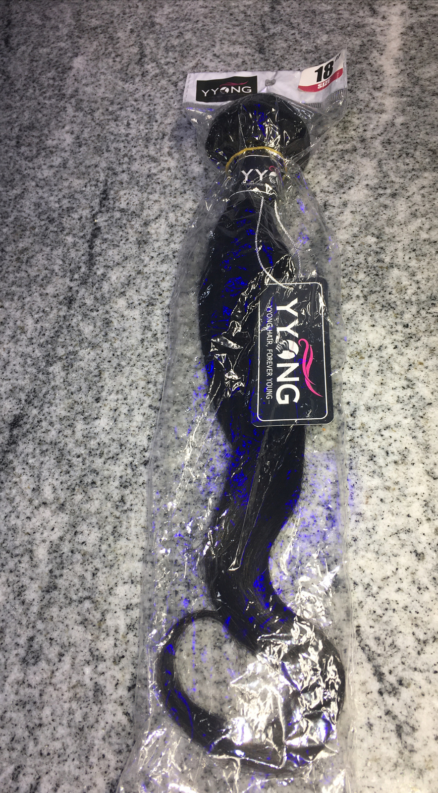 YYONG®️ 100% REAL HUMAN HAIR ,18″NEW IN PACKAGING