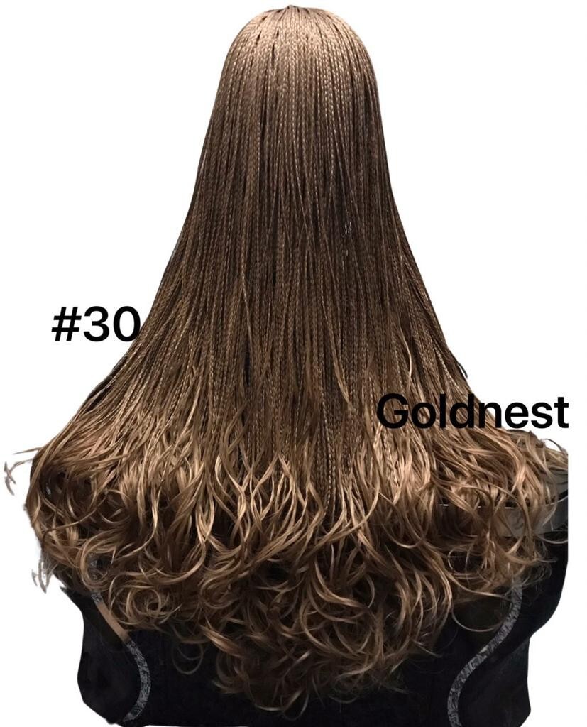 24″ inches Braided Spanish/French spiral Curls Synthetic-Wig~~T 30