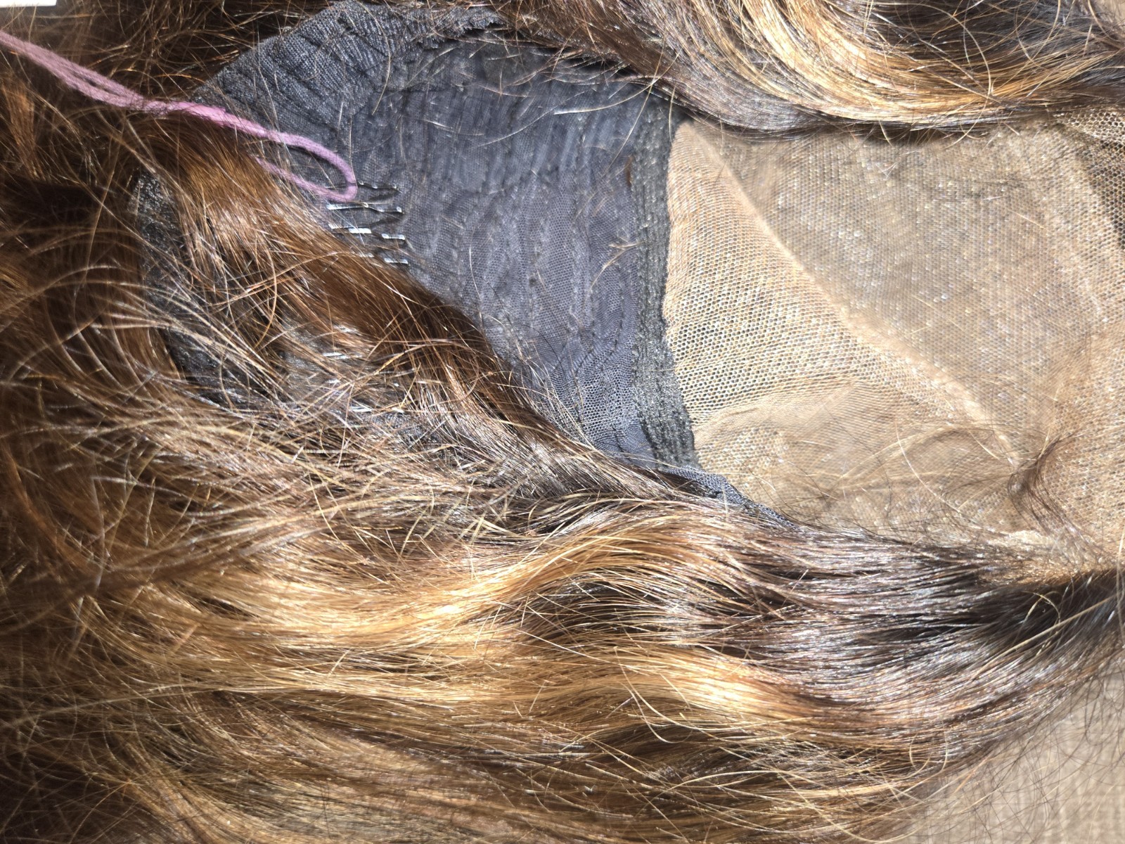 Luvme And Unice Human Hair Wig Blonde/Brown/Black 5 Total =1 PRICE