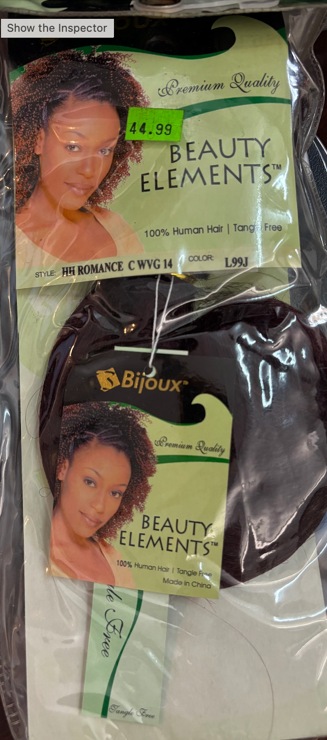 Bijoux L99J HH Romance C WVG 14 100% Human Hair
