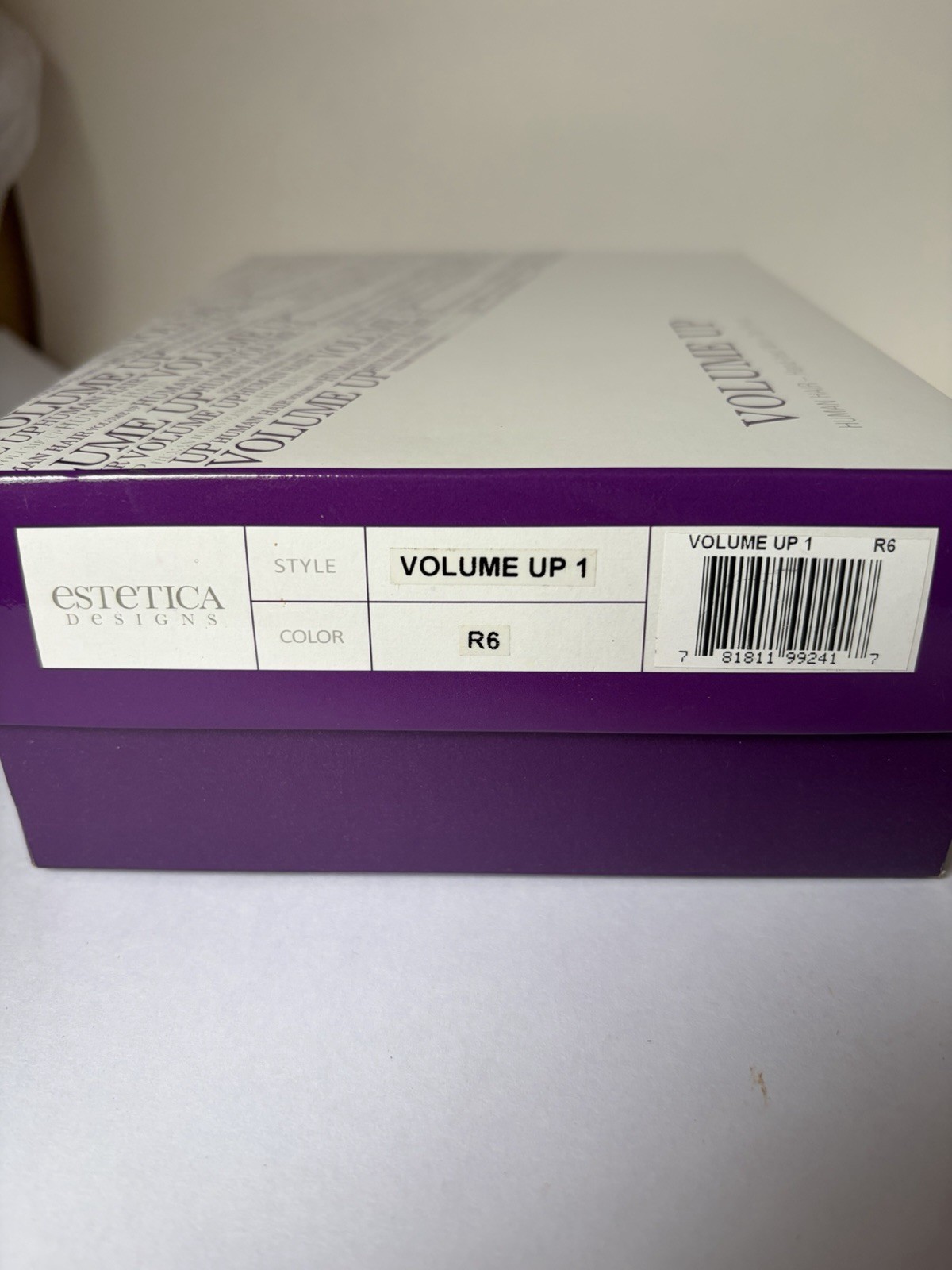 Estetica Designs Human Hair Volume Up 1 Hand Tied Wire Top Piece COLOR R6 Wig
