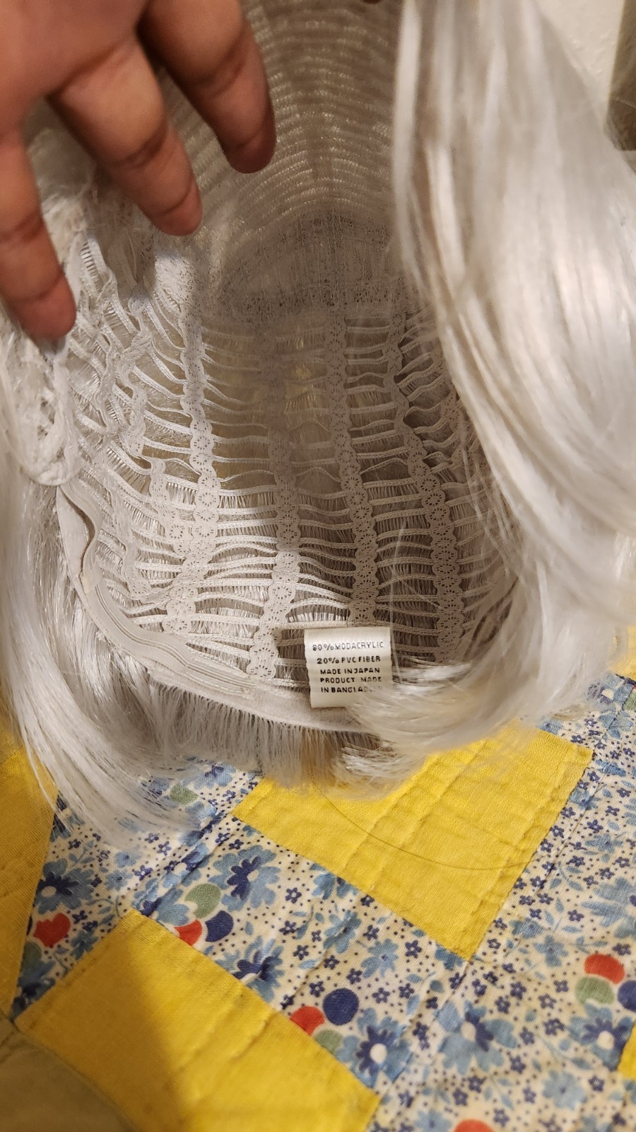 HAIRWEAR Aurora #60 Silver Gray Synthetic Straight Bob Wig Free Part Classic