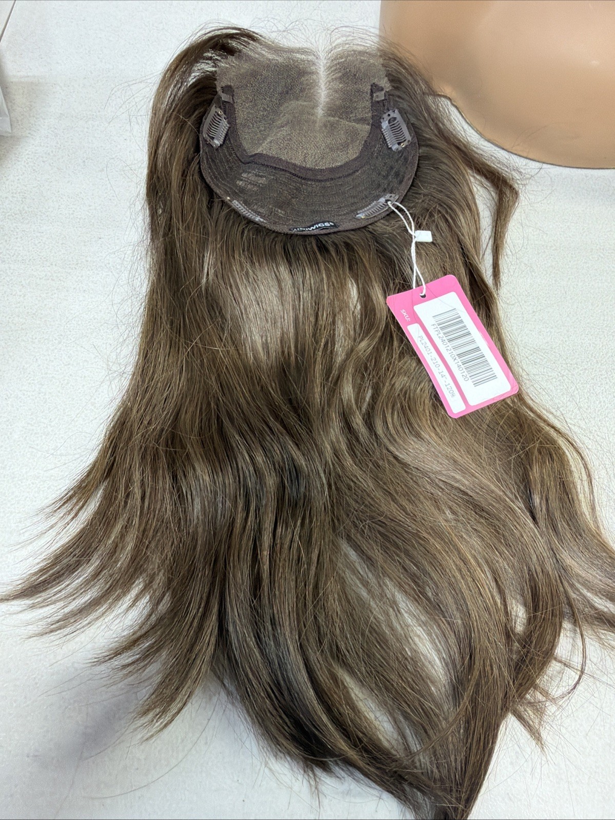 UNIWIGS Lacefront Topper Ultra Breathable 8.5 X 9 HUMAN HAIR 14in