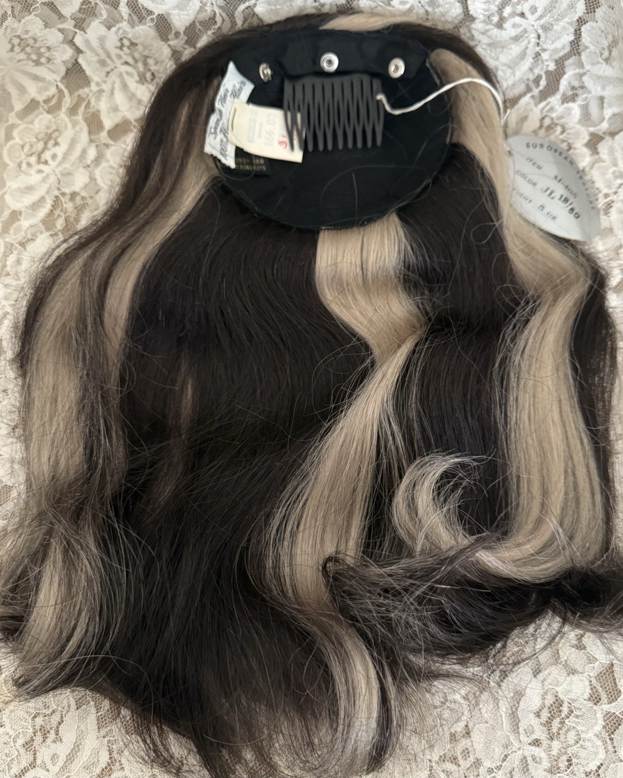 Goddess 12″ Human Hair Fall Style European Texture Spanish Hair Color JL 60/1B