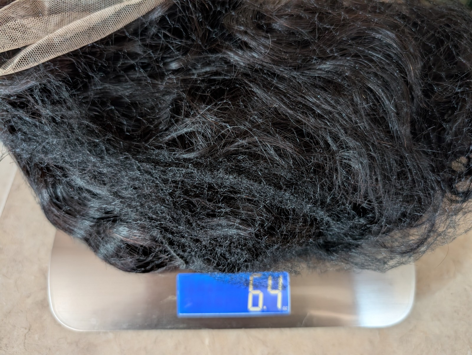 22″ Dark Brown Curly Wig Lace Front Adjustable Cap NWOT Never Worn