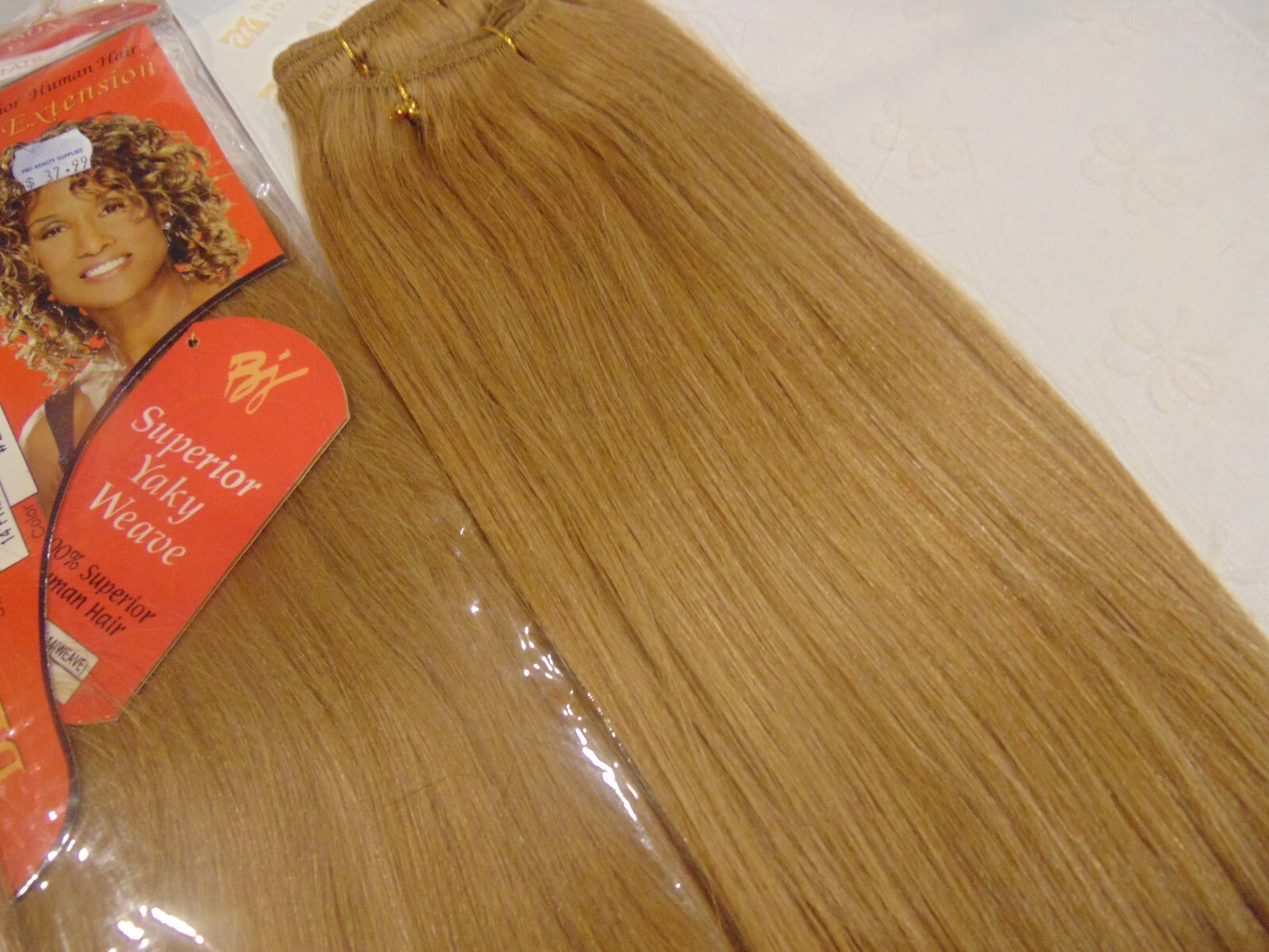 2 Pack Beverly Johnson 100% Human Hair Superior Yaki Weave PRYK-14 Color 27