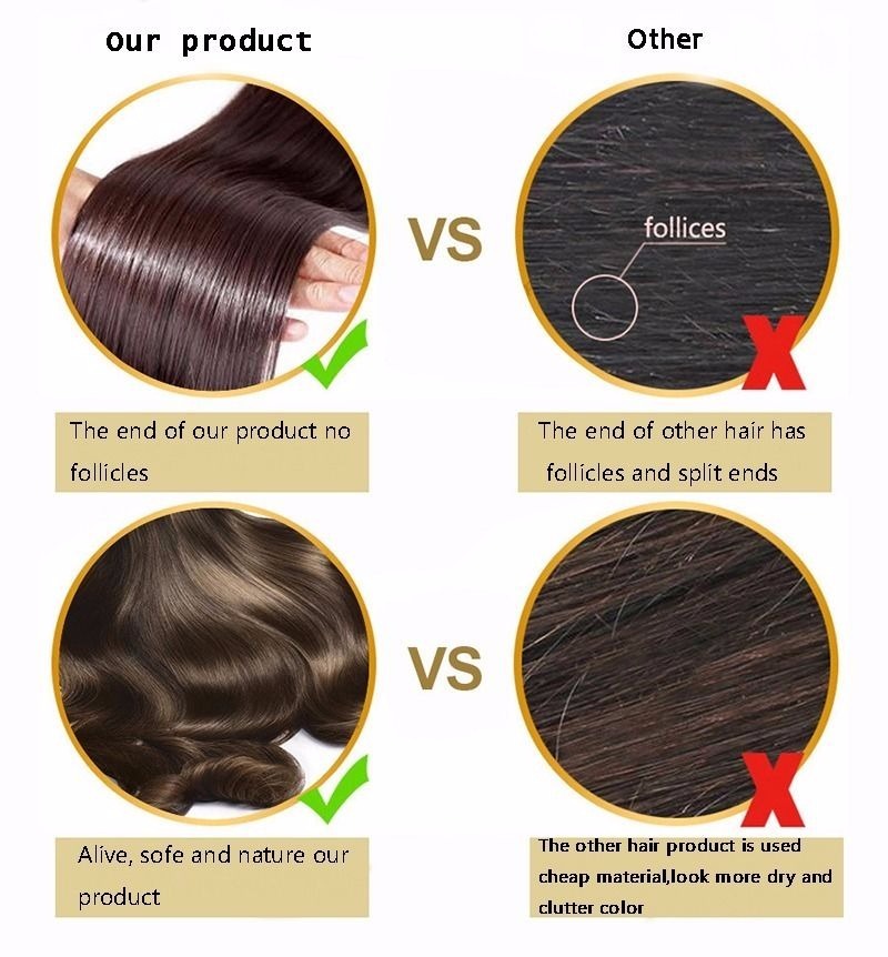 US Real Thick 8Pcs 18Clips Clip in Full Head Hair Extensions As Remy Human Hair