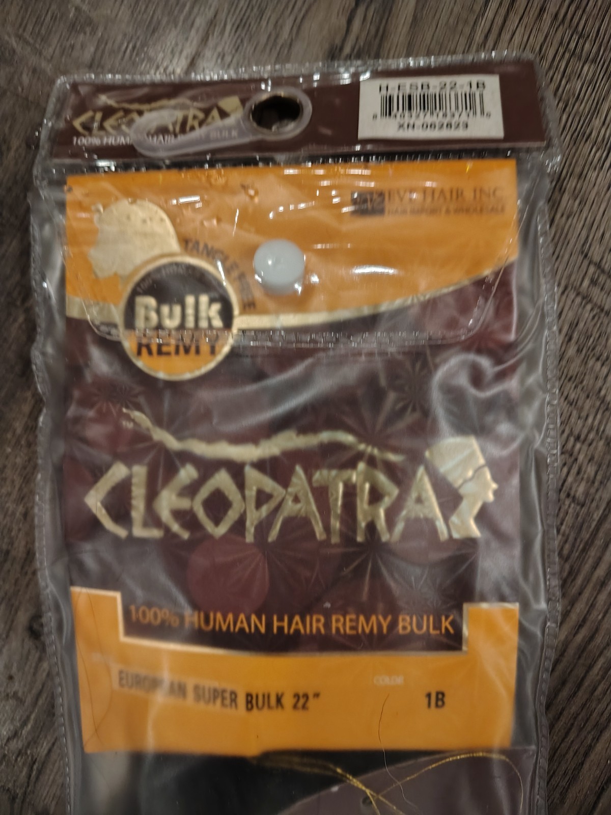 Cleopatra 100% Human Hair Bulk In The European Super Bulk Style. 1B