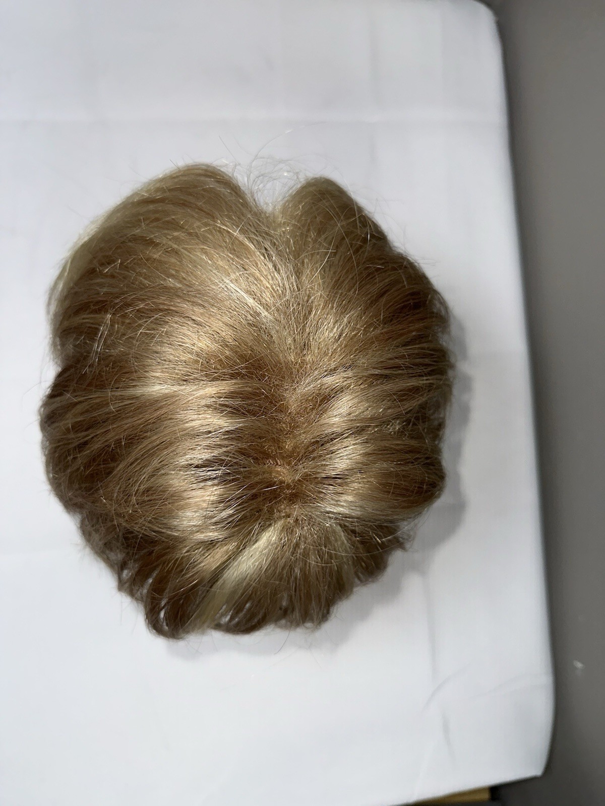 Aspen #2 Short Highlights Blonde Brown Mixed Layered Wig