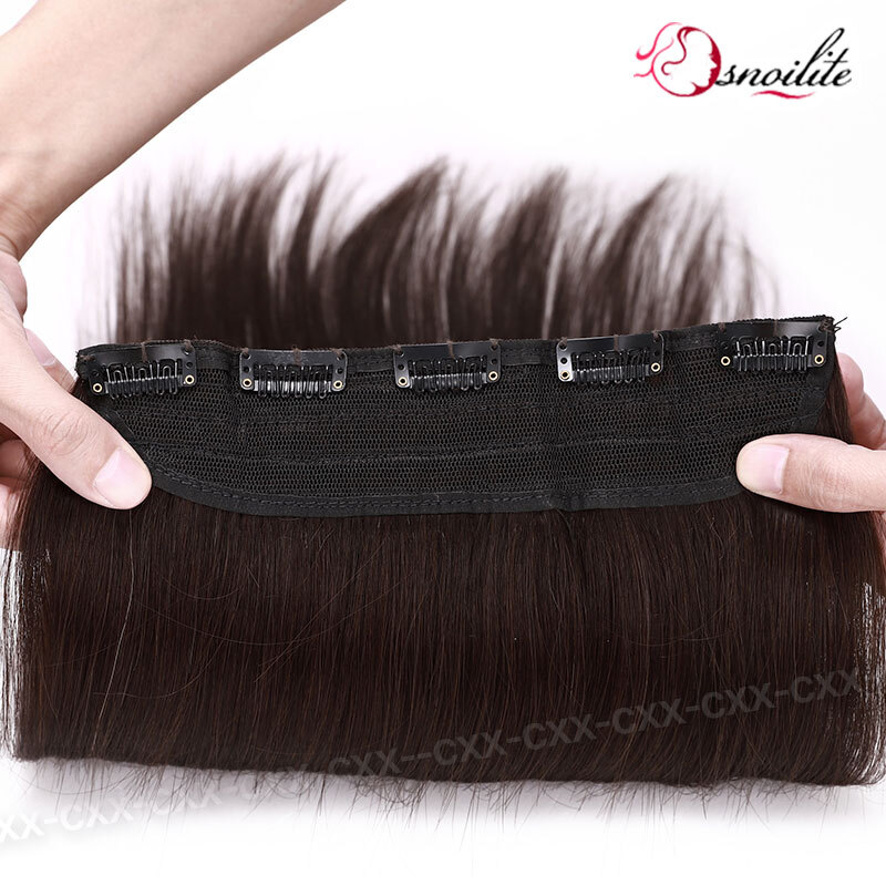 Convenient One Piece Weft Clip In 100% Real Remy Human Hair Extensions Full Head