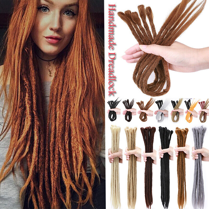 20in Ombre Dreadlocks Extensions Crochet Braiding Hair Dreads Locs Synthetic New