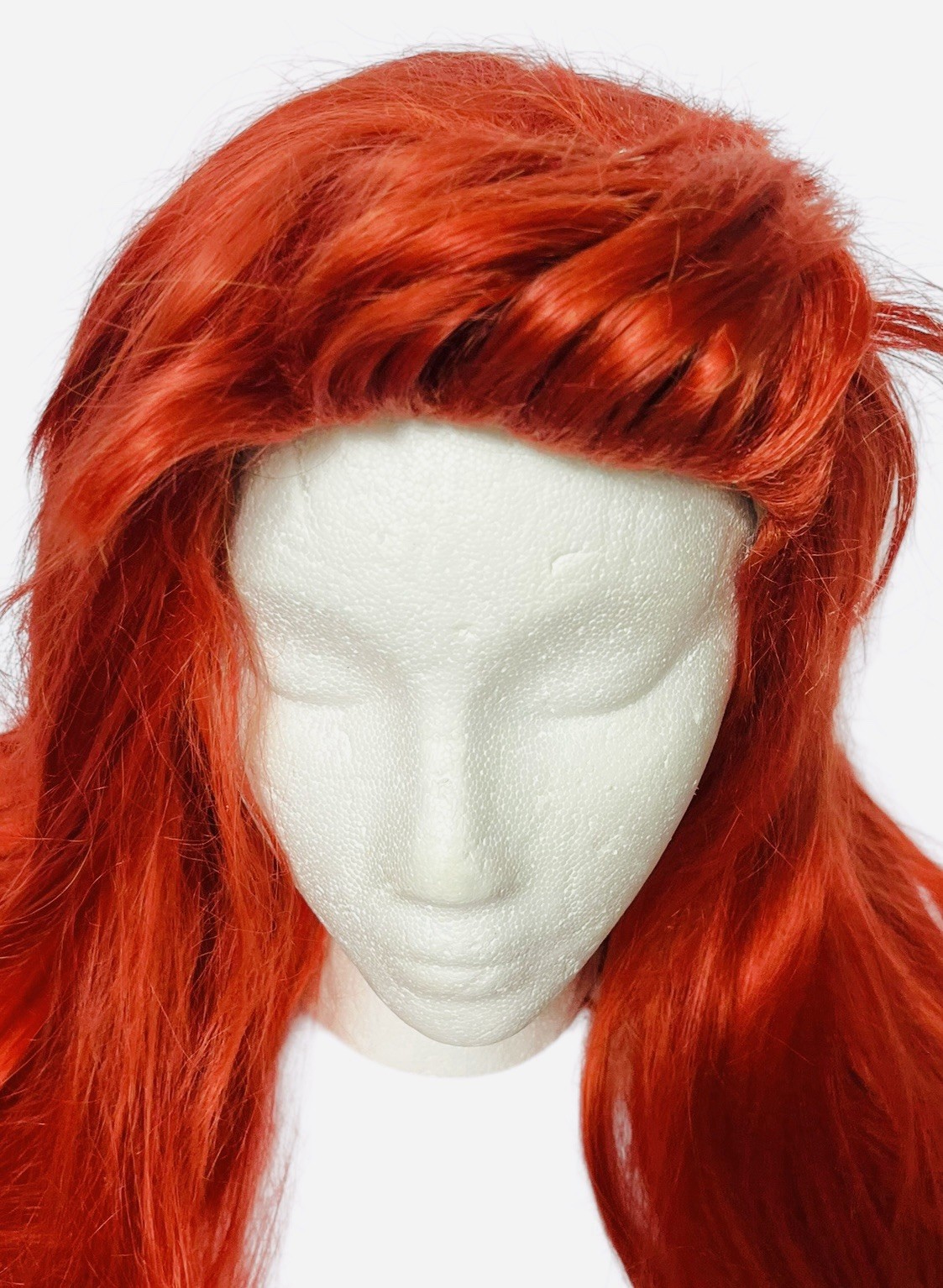 Arda Wigs Little Mermaid Wig Long Red Hair Cosplay Halloween Costume Hair