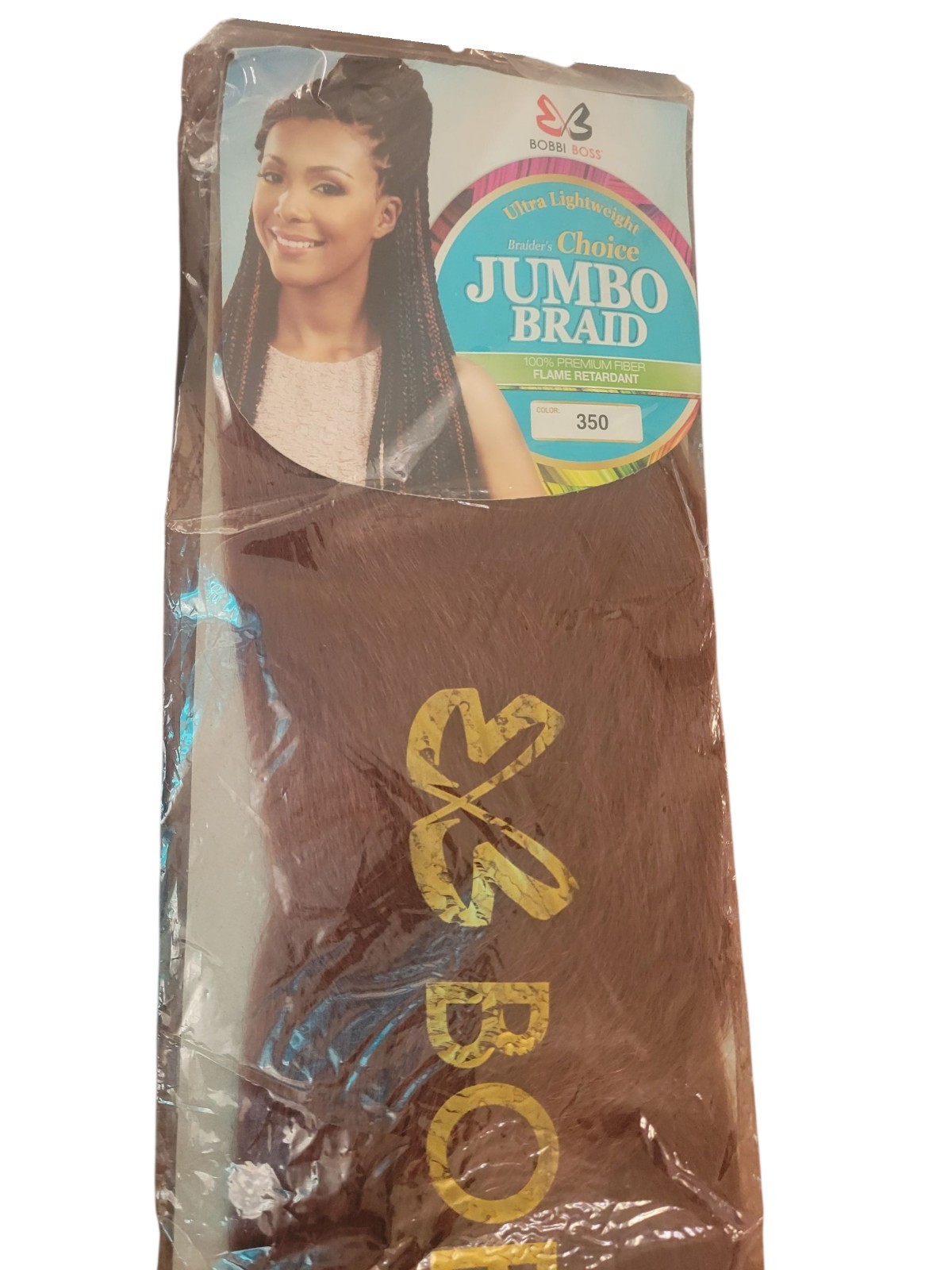 Bobbi Boss 100% Premium Fiber Flame Retardant Jumbo Braid Color 350