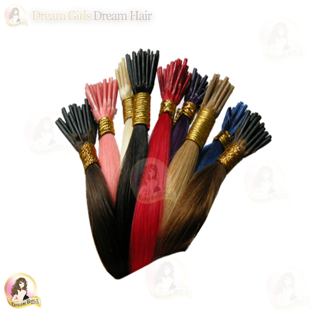 20″ Indian 100% Remy Human Hair Itips Micro Beads Extensions 6A Grade #33 Auburn