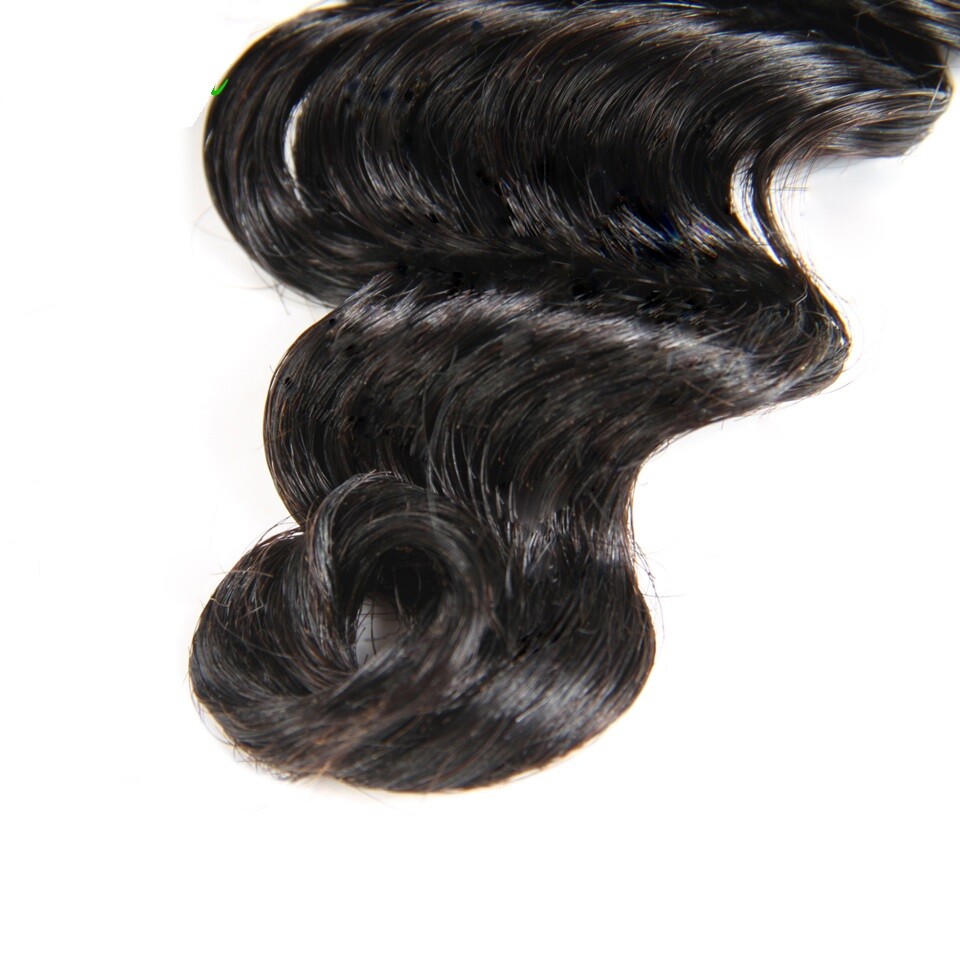 10A Mink Deep Wave Brazilian Virgin Remy Human Hair Extra Thick Natural Black