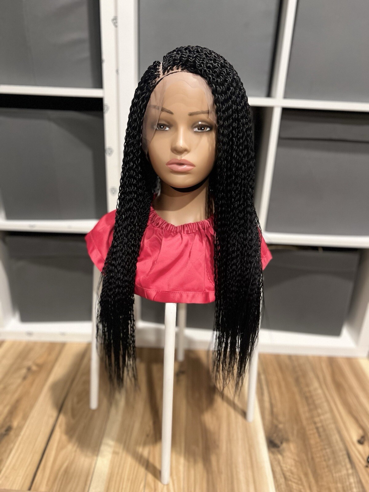 Braided Wig.watermelon Wig . Made On A Full LaceLength Is 26”long. Ready To Ship