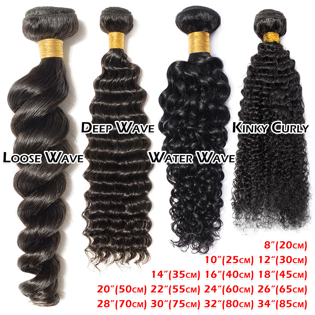 100% Human Hair Bundles Remy Virgin Hair Extensions Straight / Body / Water Wave
