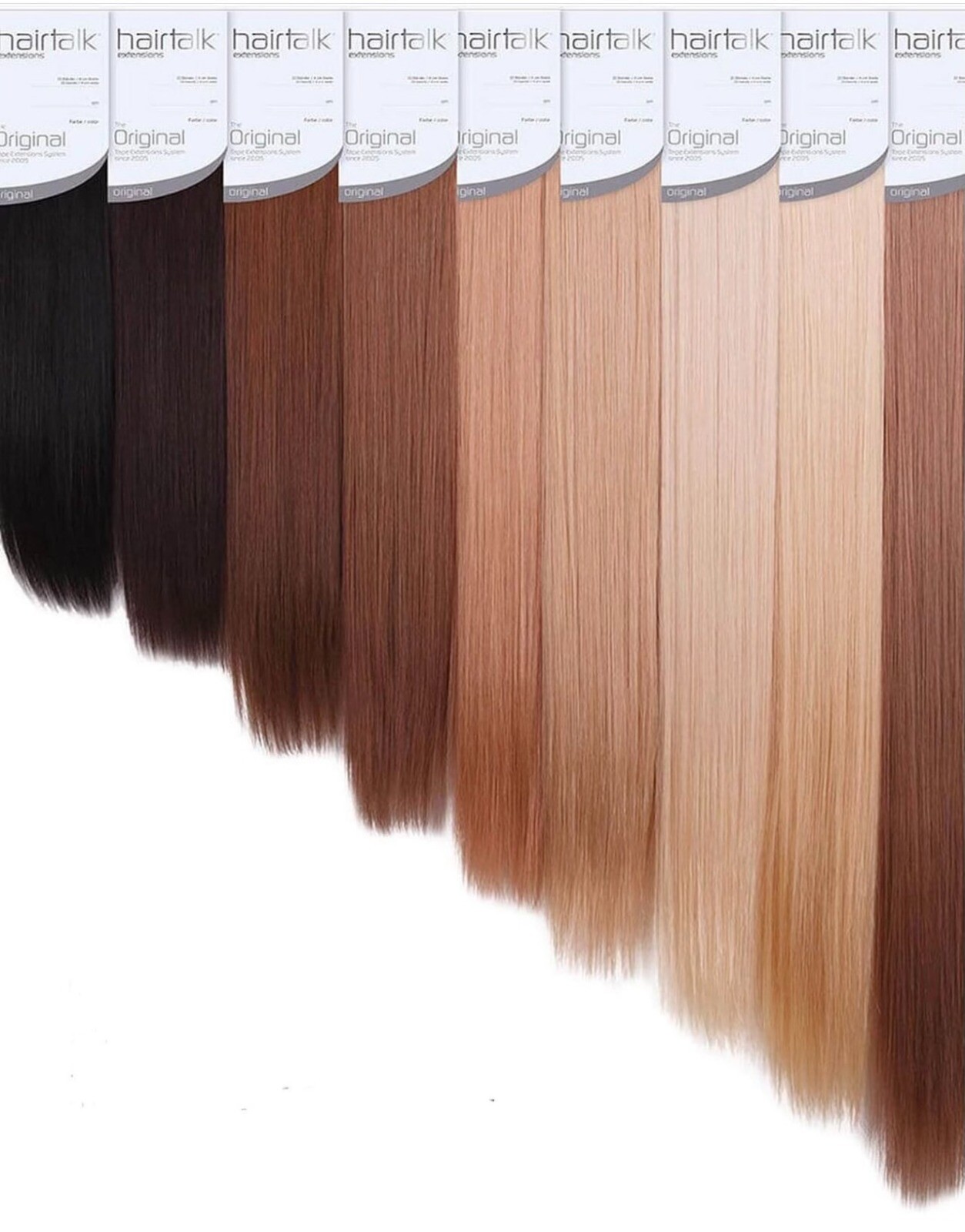 HairTalk tape Hair Extensions Hotheads Human Hair FREE POSTAGE-pack of 12 pcs