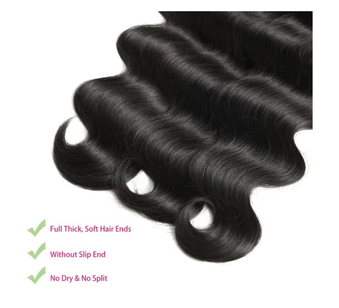 Human Hair Bundles 18 20 22 Inch 12A Body Wave Bundles Human Hair 100% Brazilian