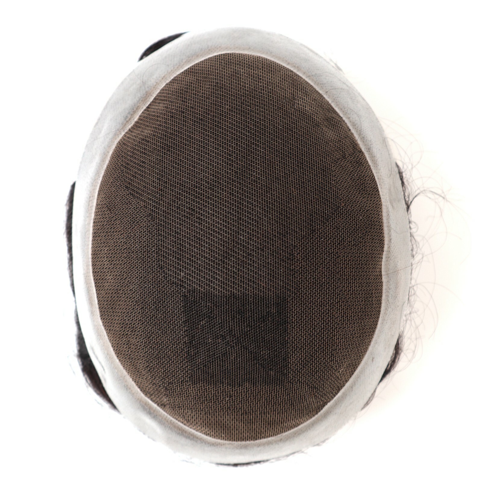 Natural Men Toupee Human Hair Replacement System Poly Skin French Lace Hairpiece