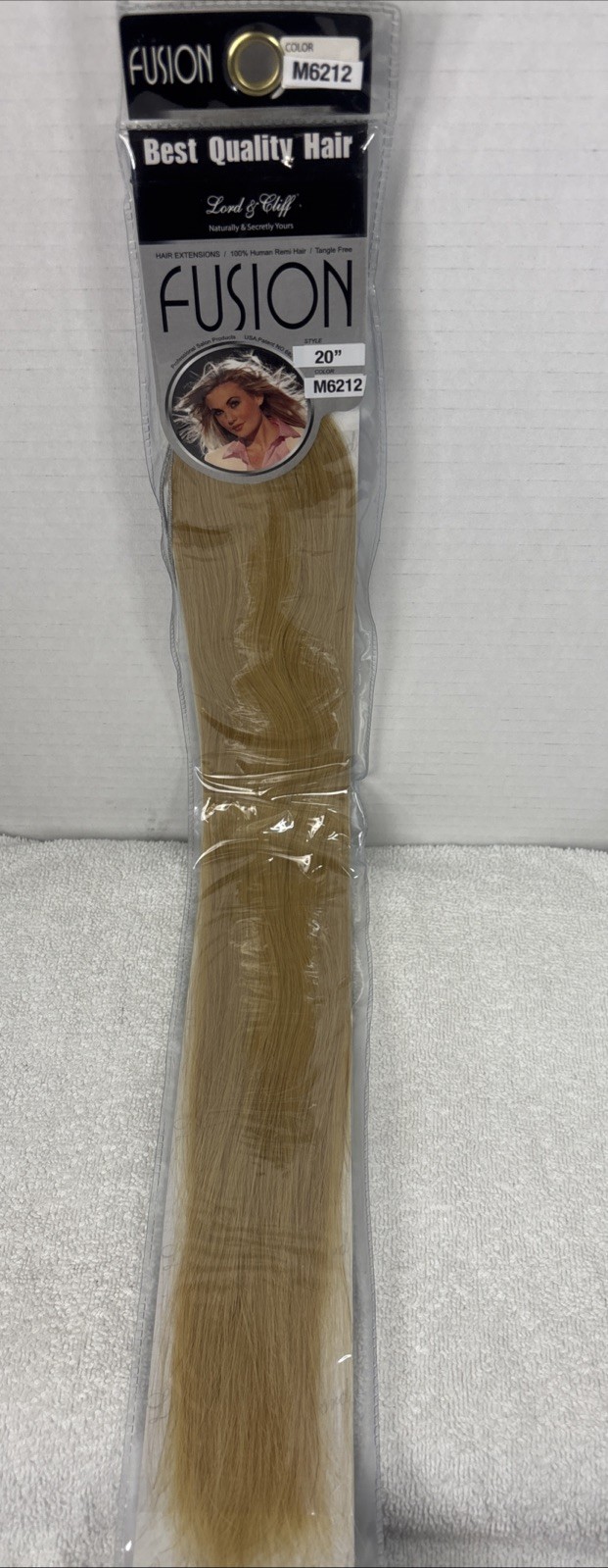 Lord & Cliff Fusion 100% Remy Human Hair I Tip 90 Pieces Extensions 20” M6212