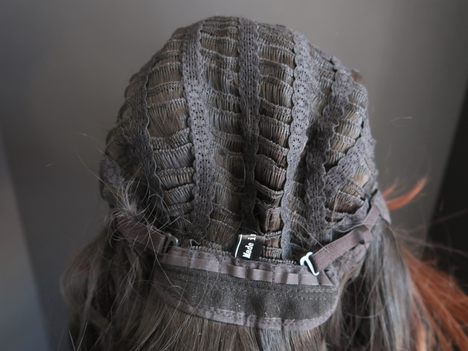 WIGSBUY OMBRE #10 SYNTHETIC WIG LAYERED WITH BANGS CAPLESS COOL MESH CAP-(2)