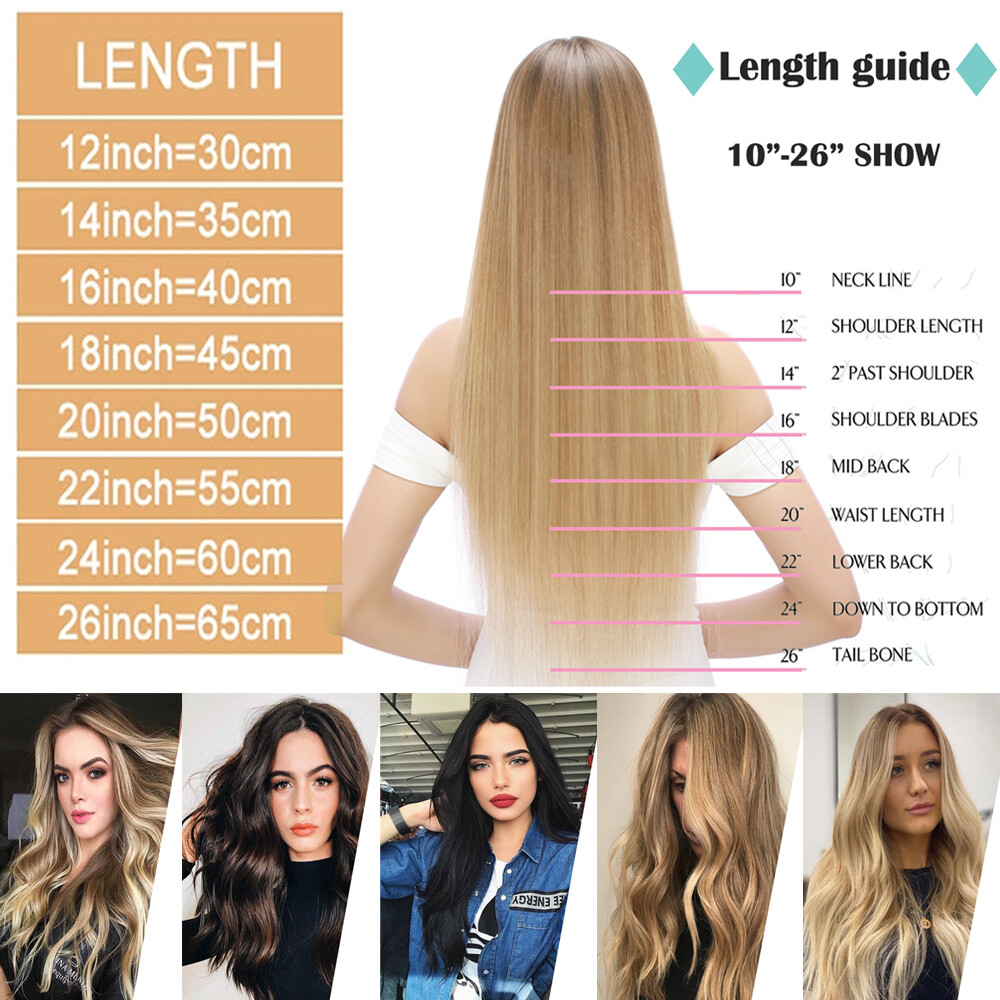 100% Remy Human Hair Extensions Russian One Piece Clip In Full Head U Shape Weft