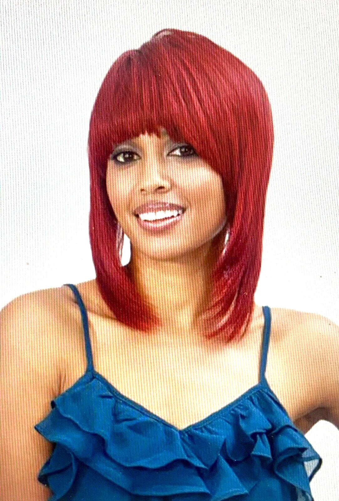 BOBBI BOSS Color FB1B/30 100% Human Hair Wig MH1207 NEW