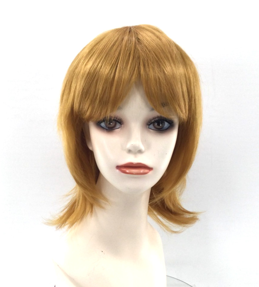 High Quality Cosplay Anime Theatrical Halloween Wig-Gold Color One-Piece Nami