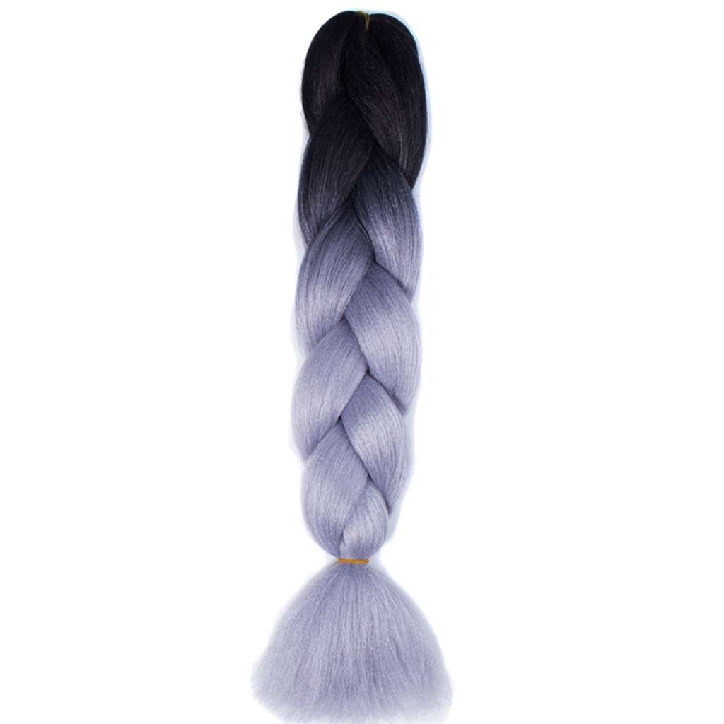 24″ Jumbo Hair Extensions kanekalon Braiding Hair Box Twist Braid For Human