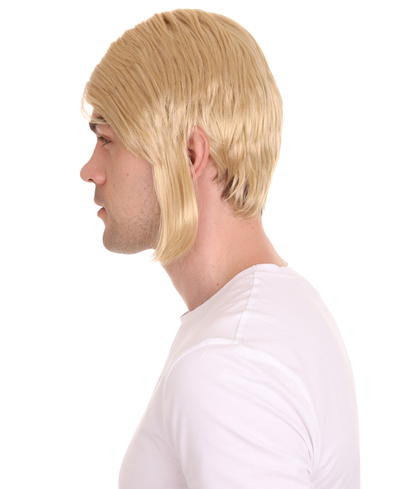 Adventure Gaming Wig, Blonde Video Game Wigs, Premium Breathable Capless Cap