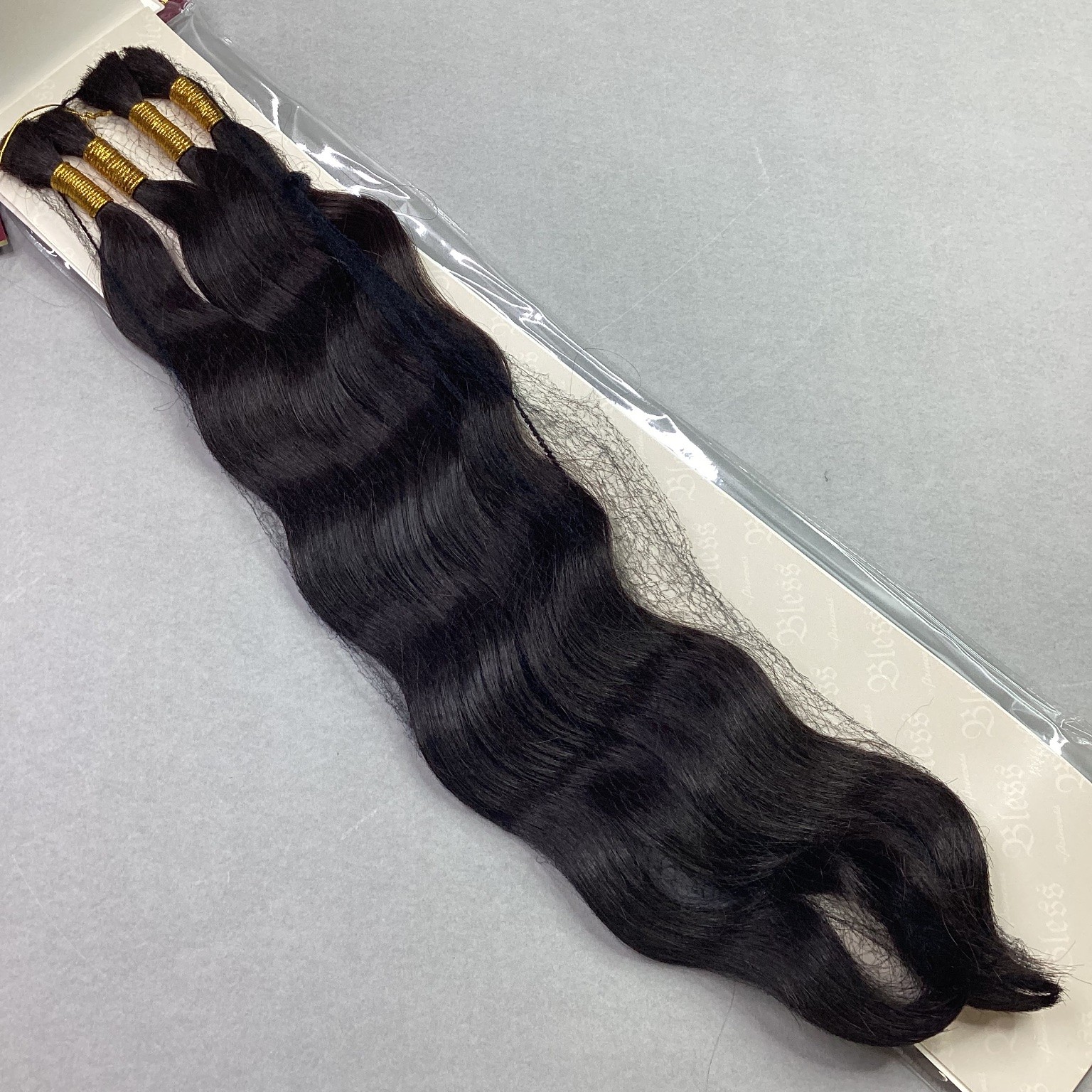 Bless European Bulk 18″ 100% Human Hair Extensions Color 2