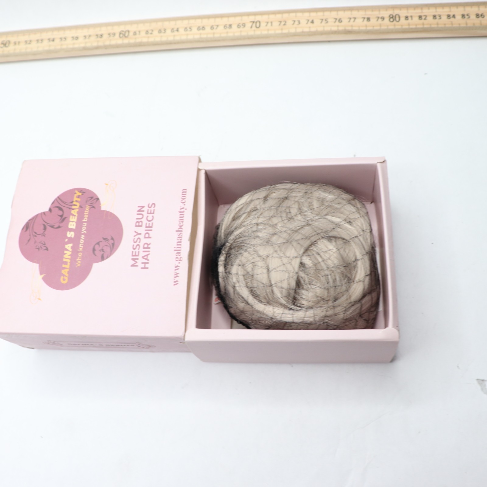 Galinas Beauty Hair Piece Bun Extensions Medium Blonde