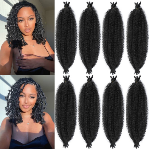 Marley Twist Braiding Hair 8 Packs 18 Inch Pre-Separated Springy Afro Twist H…