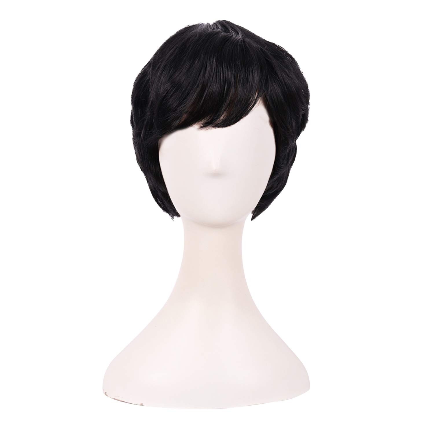 10 Inch/25cm Fashion Women Short Curly Wig (Black)