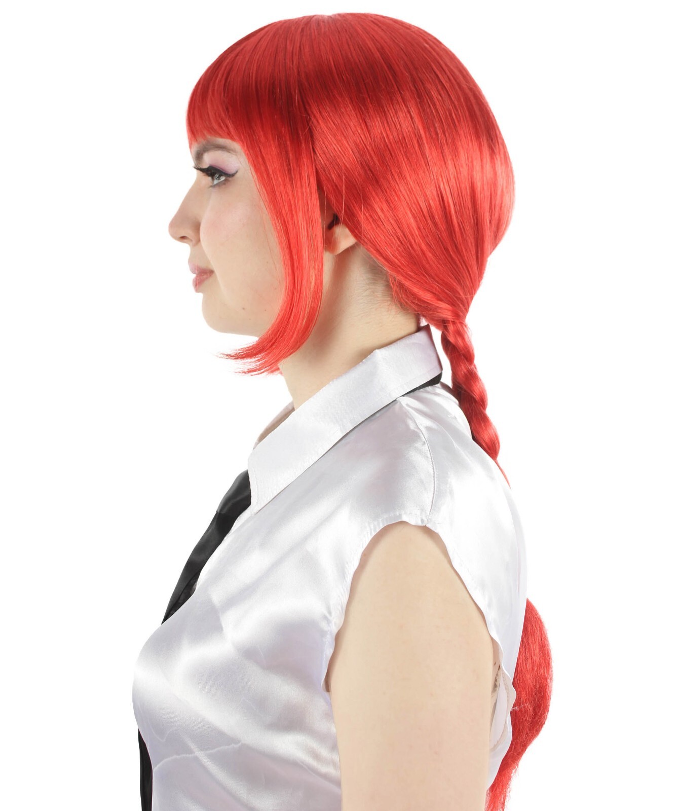 Adult Women’s Supernatural Anime Light Red Braided Wig HW-7090