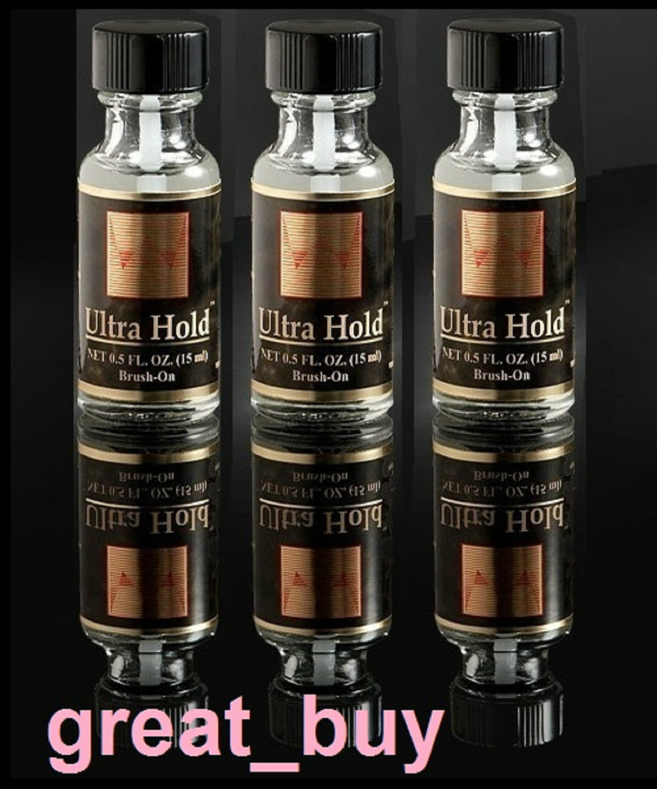 Walker 3X Ultra Hold Glue o.5fl.oz Brush-on~Lace Wigs,fabric,Craft & Scrap Book.