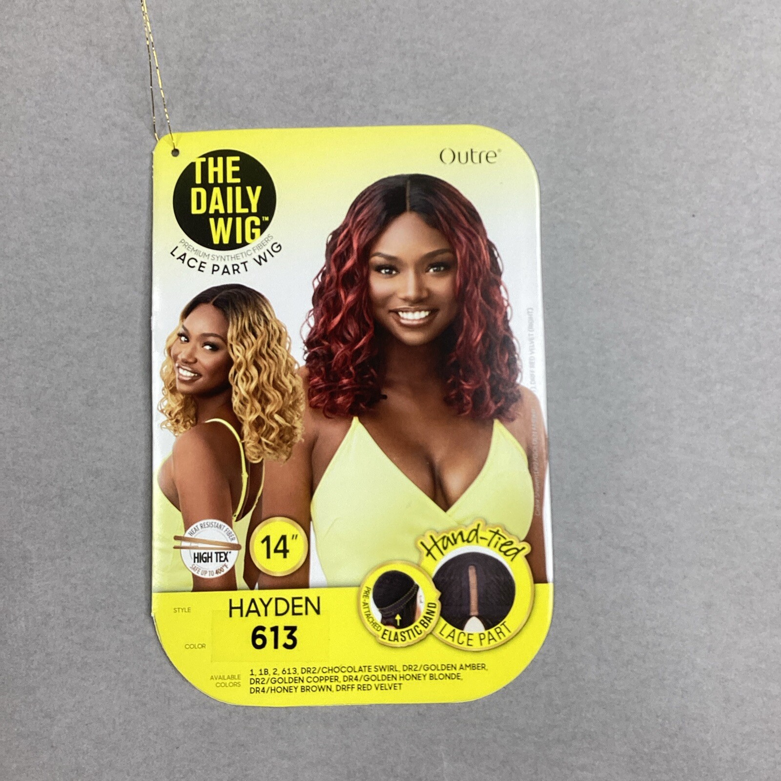 Hayden Long Wavy #613 Platinum Blonde Premium Synthetic Lace Part Wig