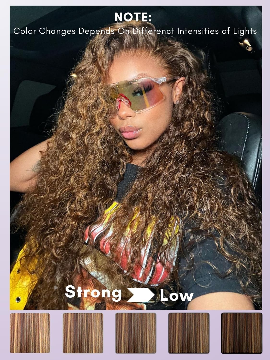 Honey Blonde Deep Wave Bundles with 13×4 Lace Frontal Closure – 3 Thick Tracks,