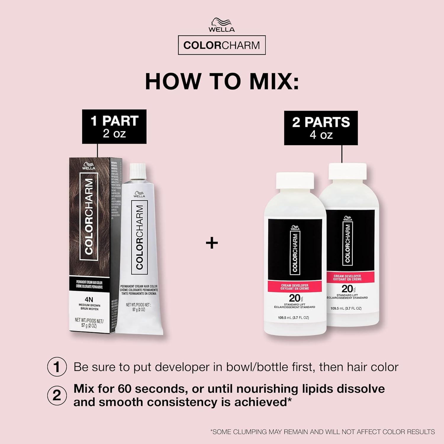COLORCHARM Permanent Cream Hair Dye | Ash Blonde Hair Color | Pearlescent, Milk