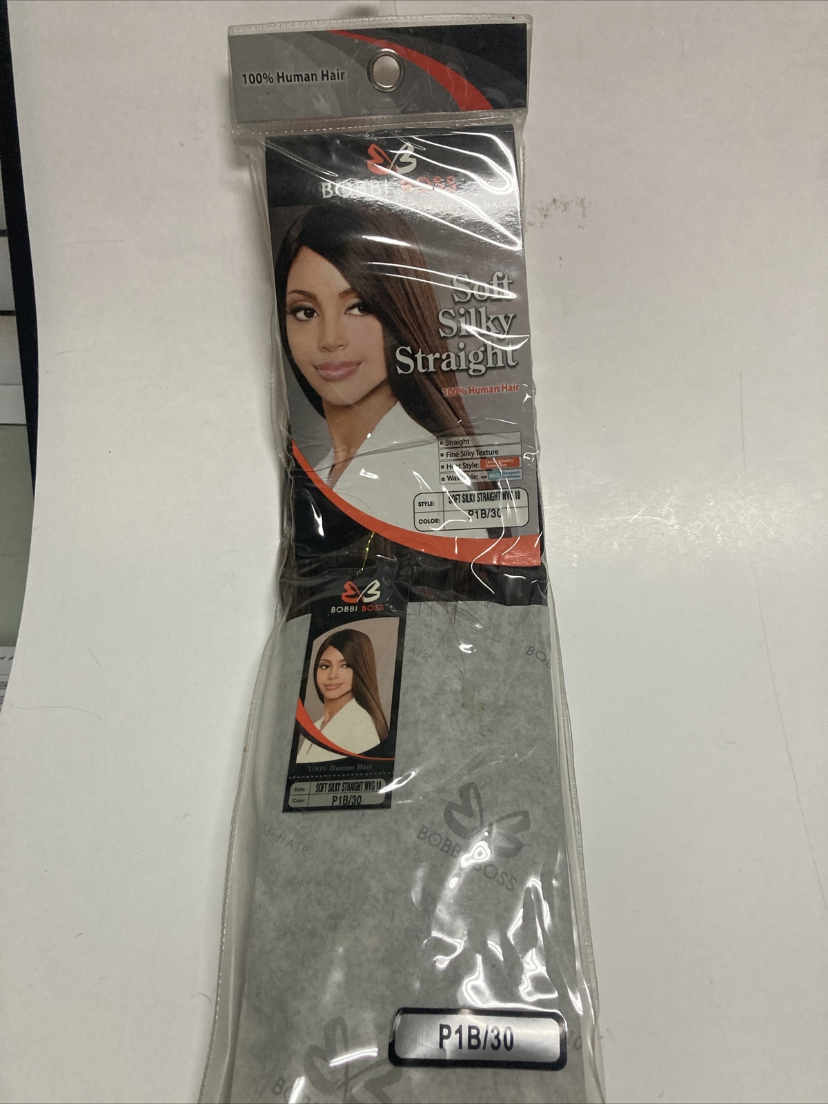Bobbi Boss 100% Human Hair for Weaving Soft Silky Straight 10″ Color: P1B/30