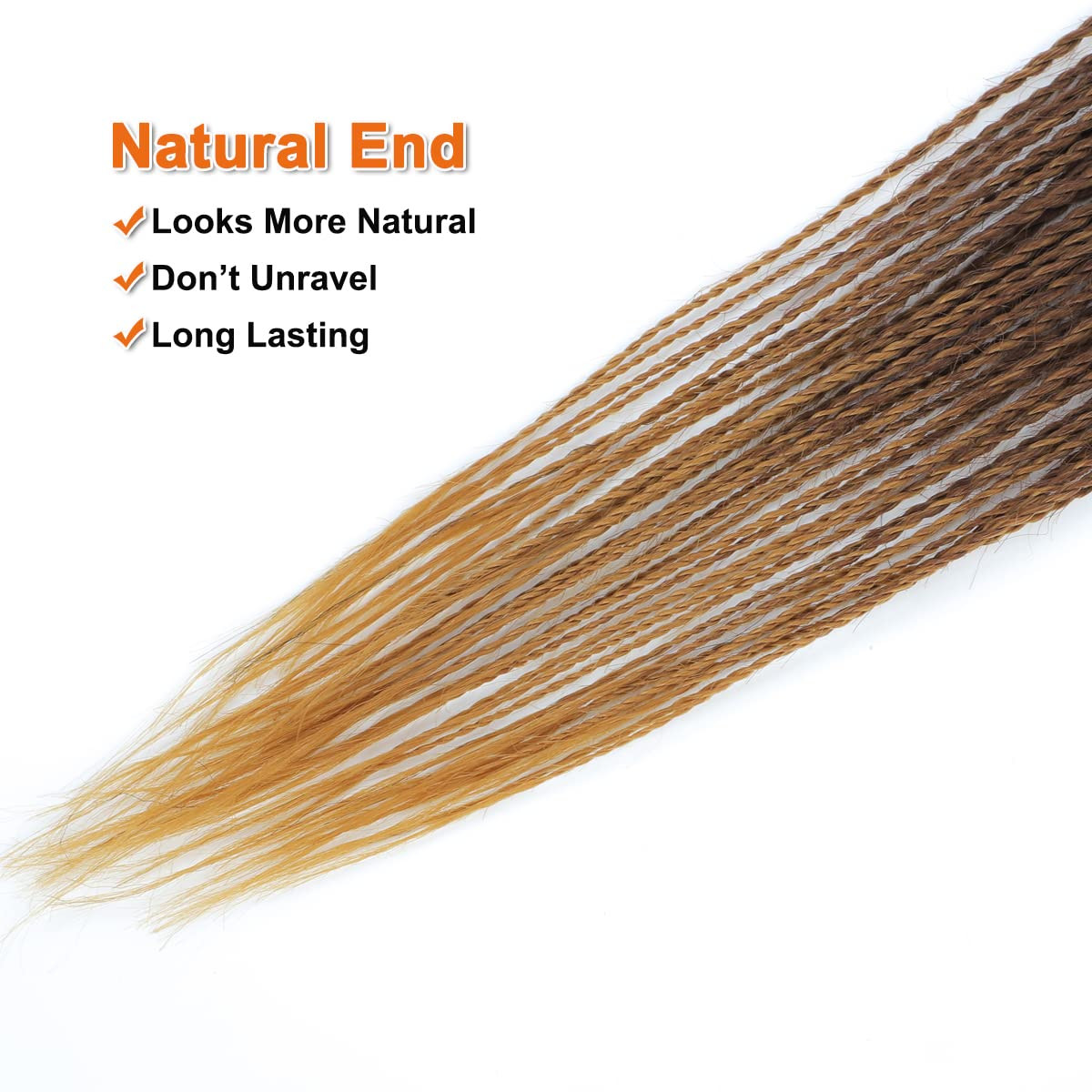Senegalese Twist Crochet Hair Extensions for Protective Styles, Synthetic Fiber,