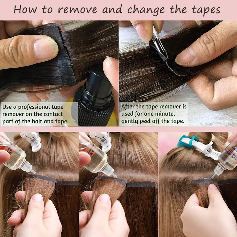 Invisible Thick Tape In Real Remy Human Hair Extensions Skin Weft Full Head 150G