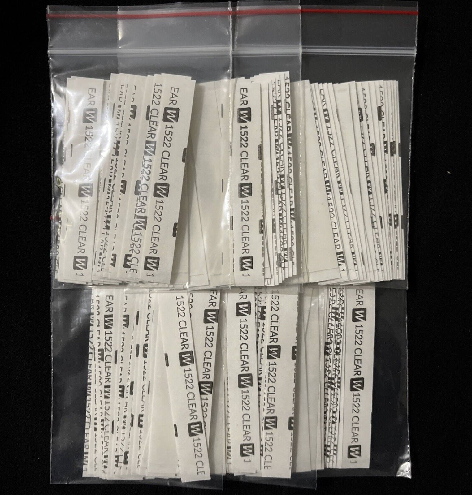 Walker 3M 1522 Hairpiece Tape 216 Pc1/2″ X 3 Straight 6 Pack Poly Wig Toupee-New