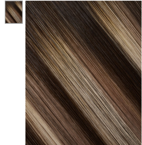 Bellami Flex weft 24 INCH 175g BROWN COLLECTION.